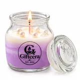 Giftcera Lavender Soy Wax Jar Candle | Aromatherapy Home Decor