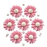 Giftcera Floating Daisy Soy Wax Candles | Jasmine Scented | Pack of 6