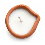 Giftcera Terracotta Diya Soy Wax Candles | Unscented | Pack of 12